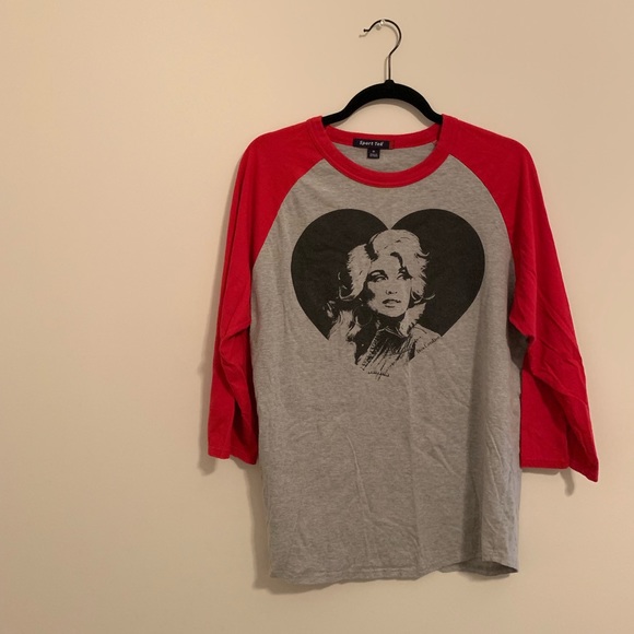 dolly parton baseball tee